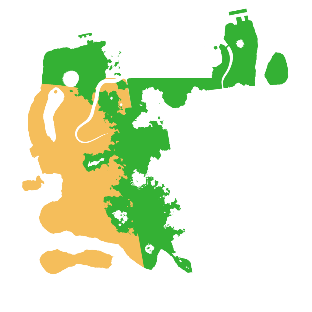 Biome Rust Map: Procedural Map, Size: 3500, Seed: 1315086091