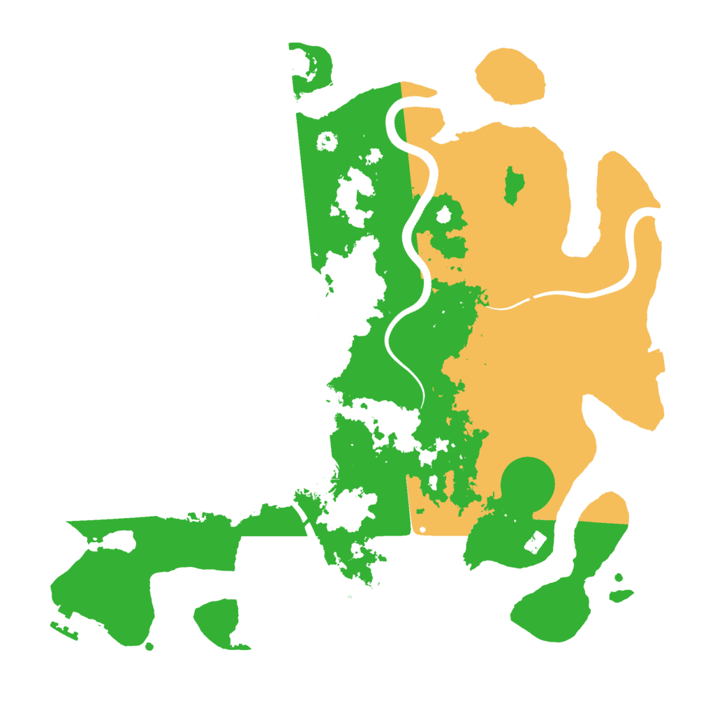 Biome Rust Map: Procedural Map, Size: 3500, Seed: 962748