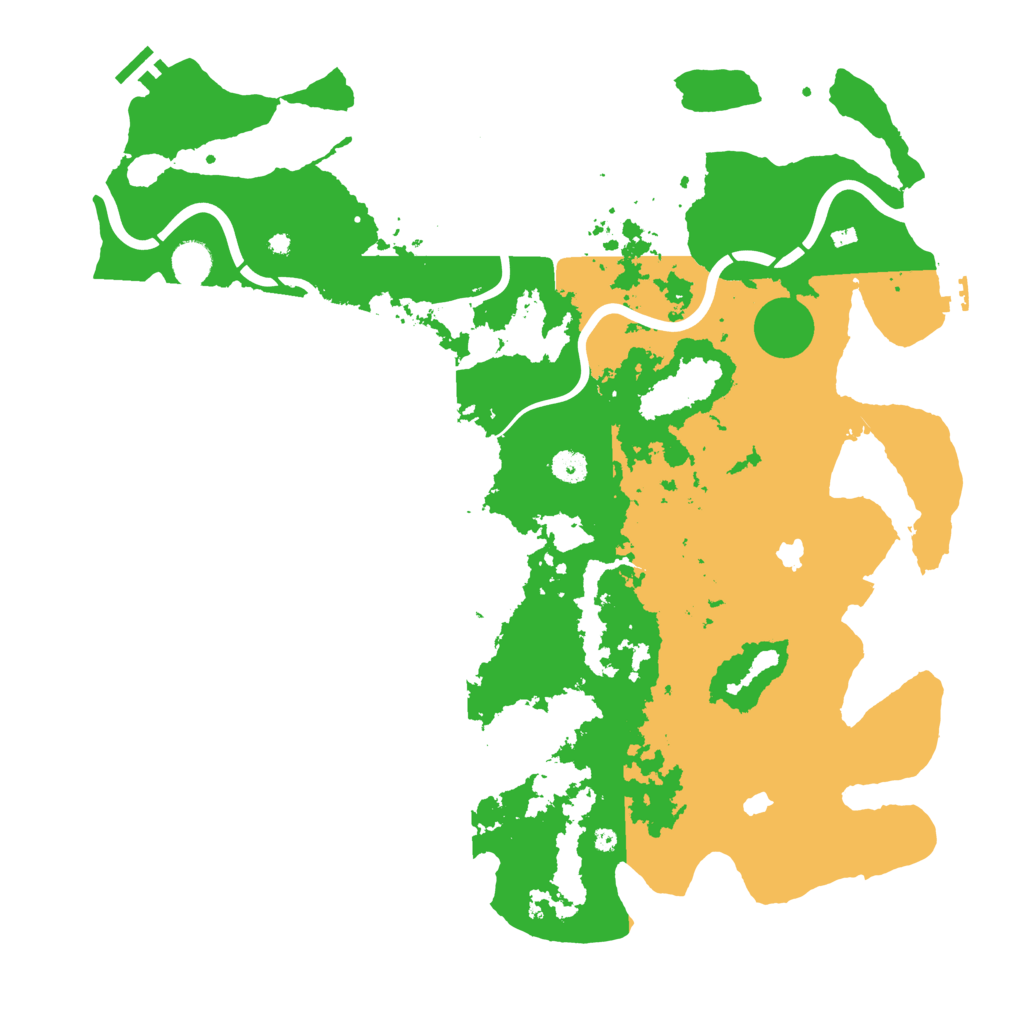 Biome Rust Map: Procedural Map, Size: 4500, Seed: 942882514