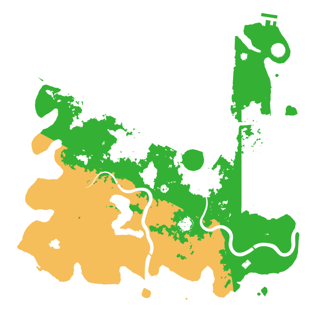 Biome Rust Map: Procedural Map, Size: 4000, Seed: 900618346