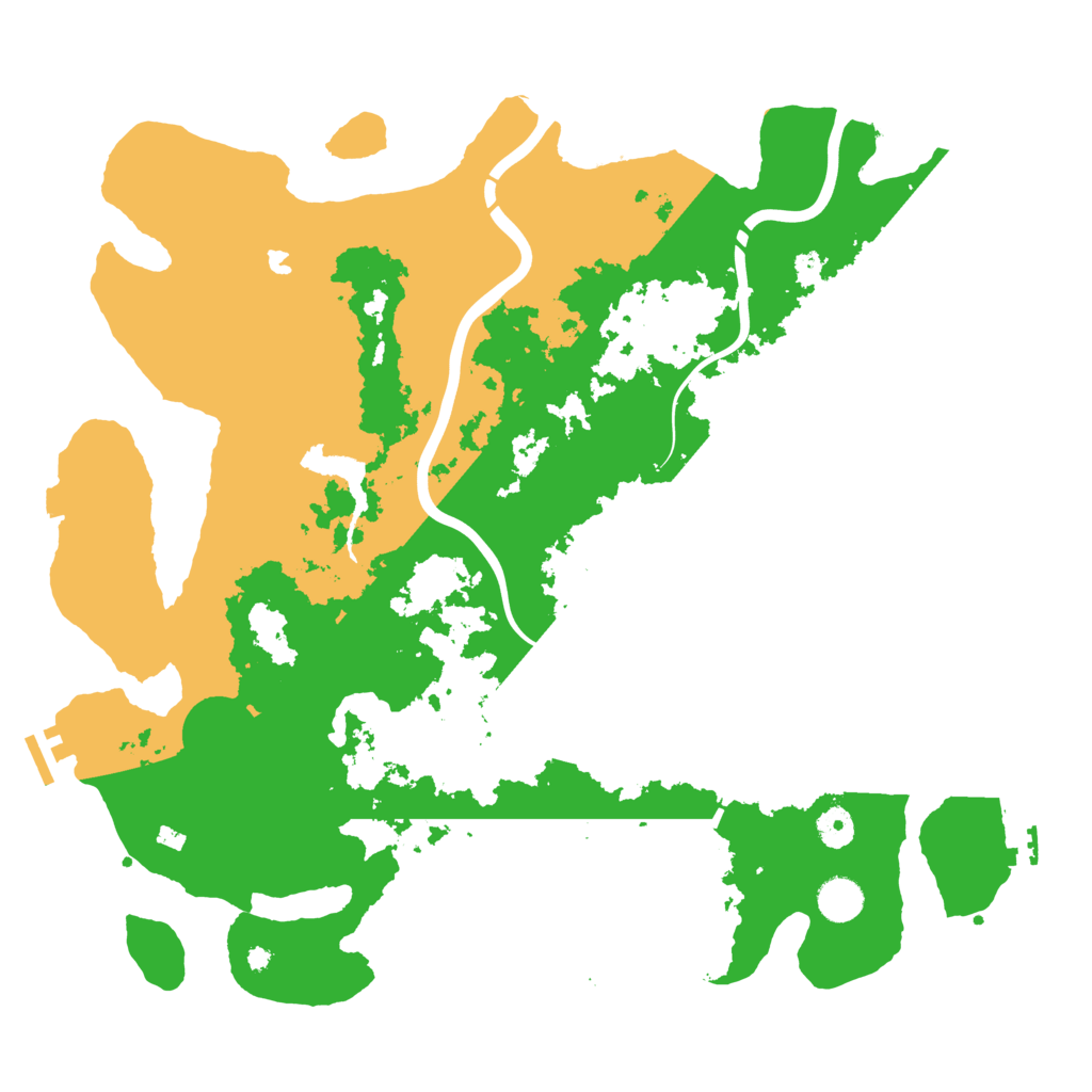 Biome Rust Map: Procedural Map, Size: 4250, Seed: 437927576