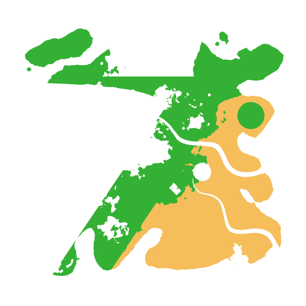 Biome Rust Map: Procedural Map, Size: 3000, Seed: 2102885065