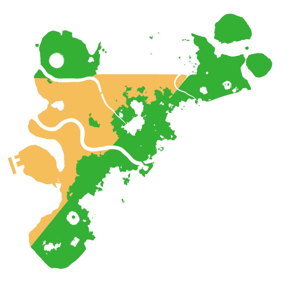 Biome Rust Map: Procedural Map, Size: 3500, Seed: 76896