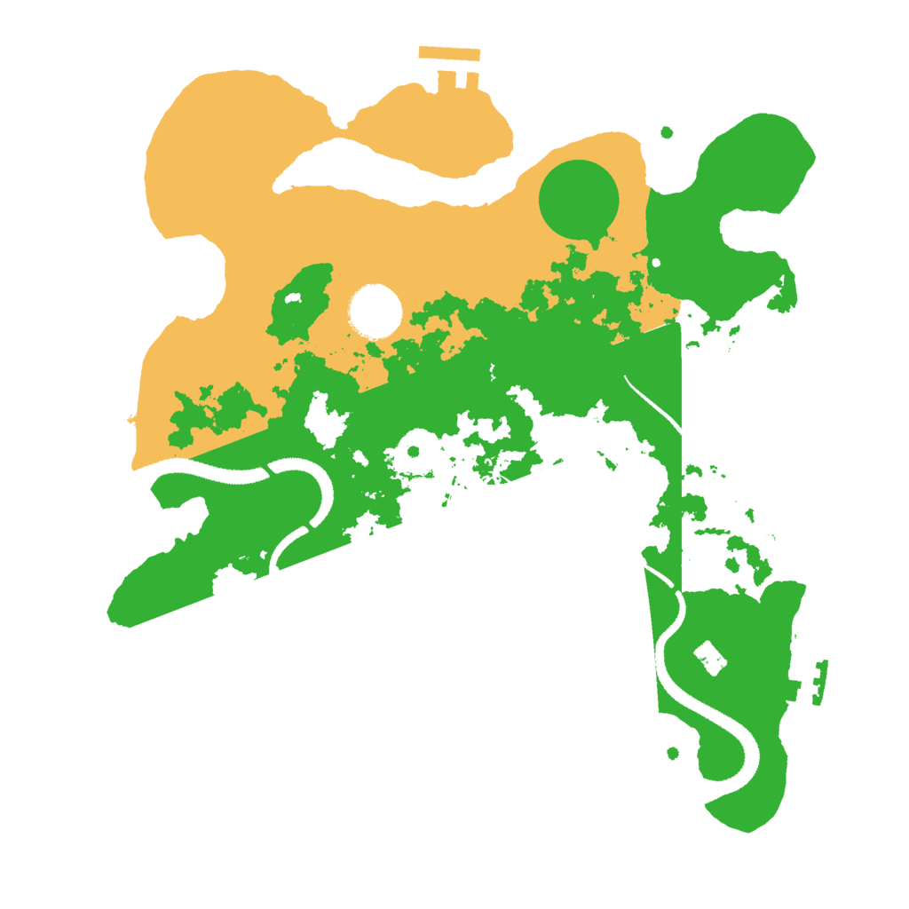 Biome Rust Map: Procedural Map, Size: 3000, Seed: 1104441481