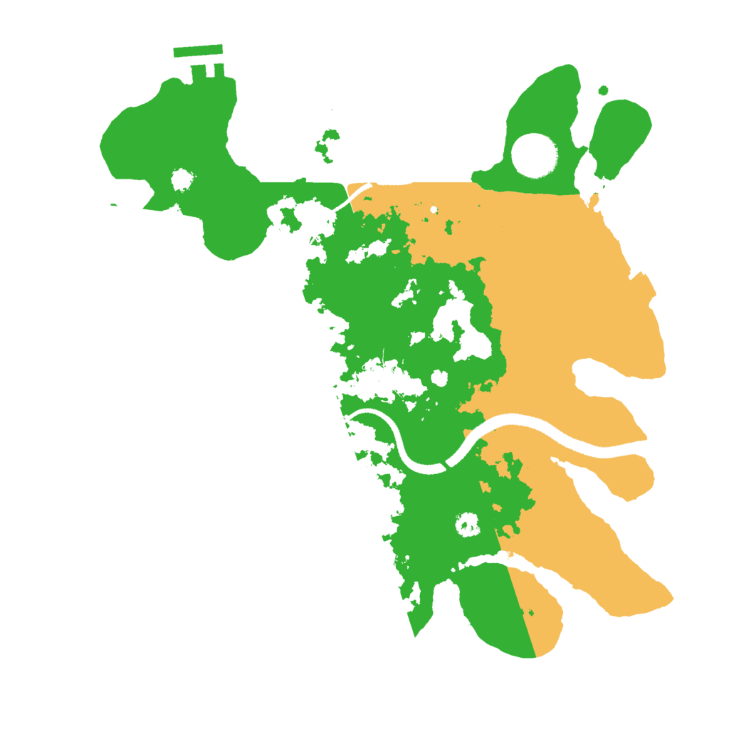 Biome Rust Map: Procedural Map, Size: 3000, Seed: 958544056
