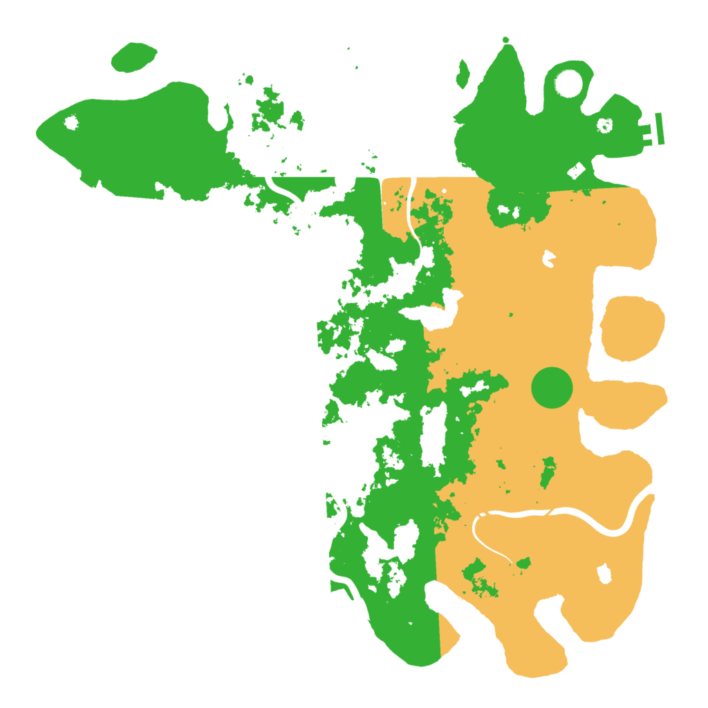 Biome Rust Map: Procedural Map, Size: 4500, Seed: 123471398
