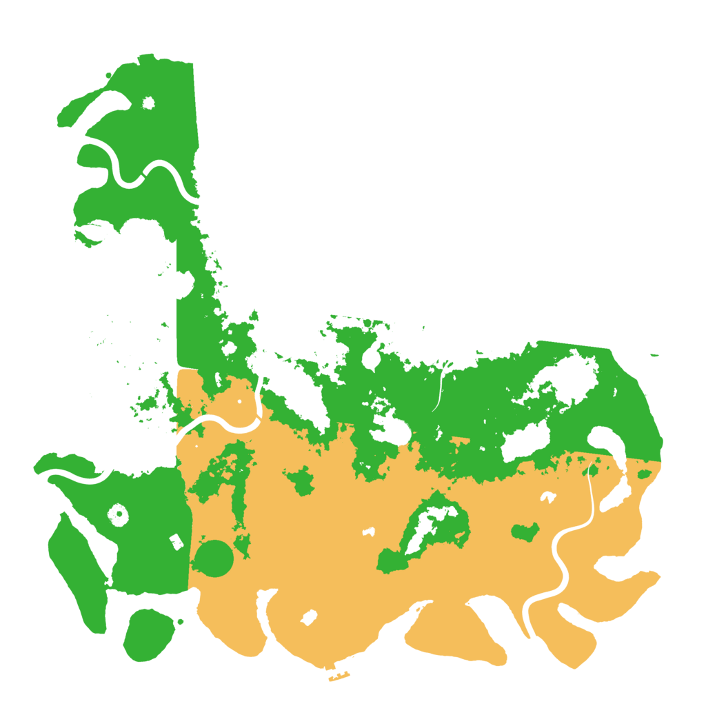 Biome Rust Map: Procedural Map, Size: 5000, Seed: 1692275684