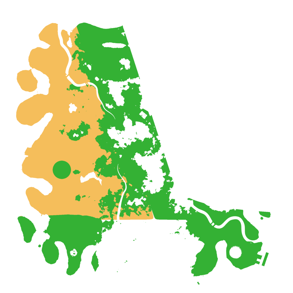 Biome Rust Map: Procedural Map, Size: 4250, Seed: 2135596158