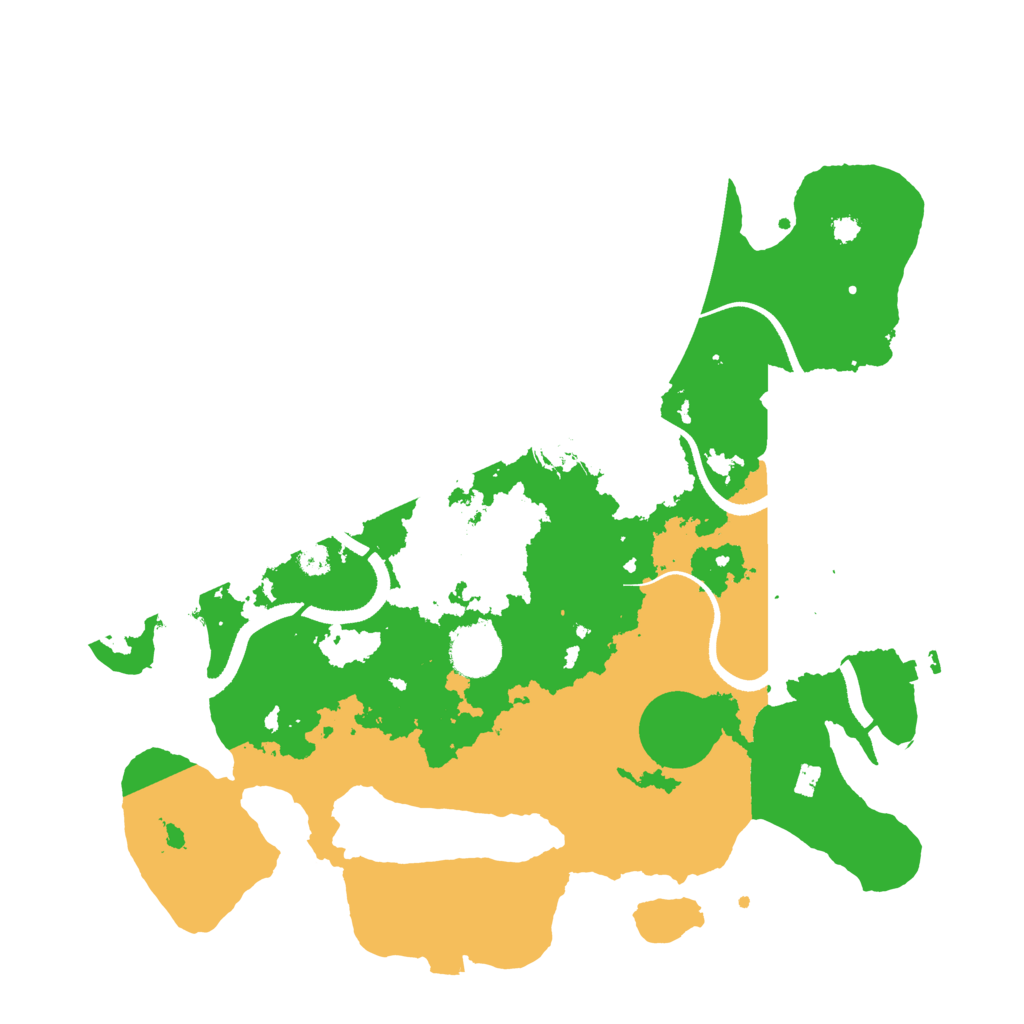 Biome Rust Map: Procedural Map, Size: 3500, Seed: 1230927923