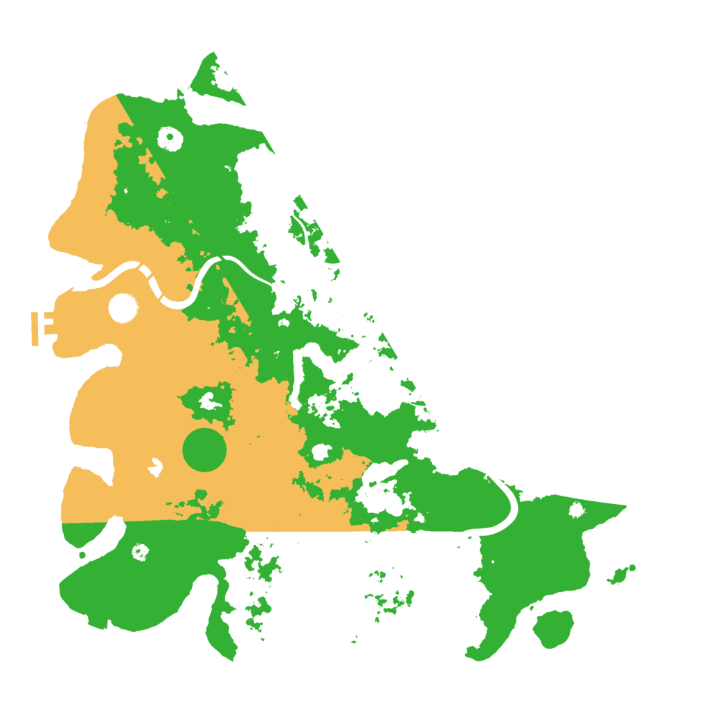 Biome Rust Map: Procedural Map, Size: 4250, Seed: 151140557