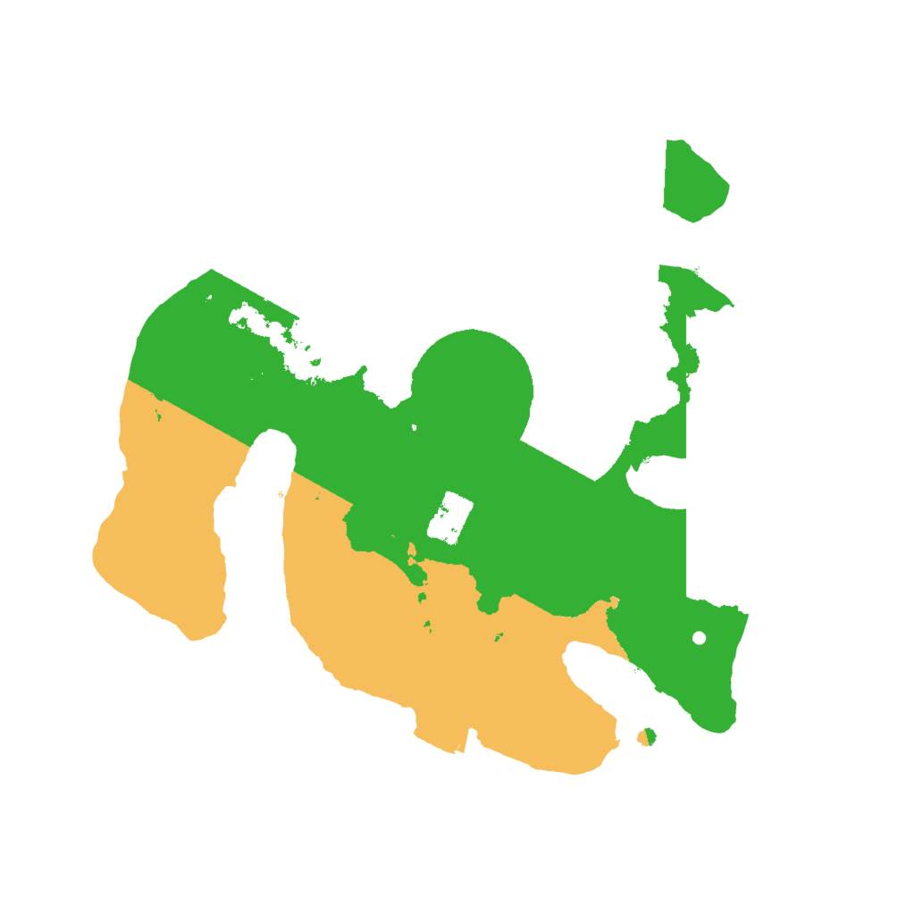 Biome Rust Map: Procedural Map, Size: 2000, Seed: 81497068
