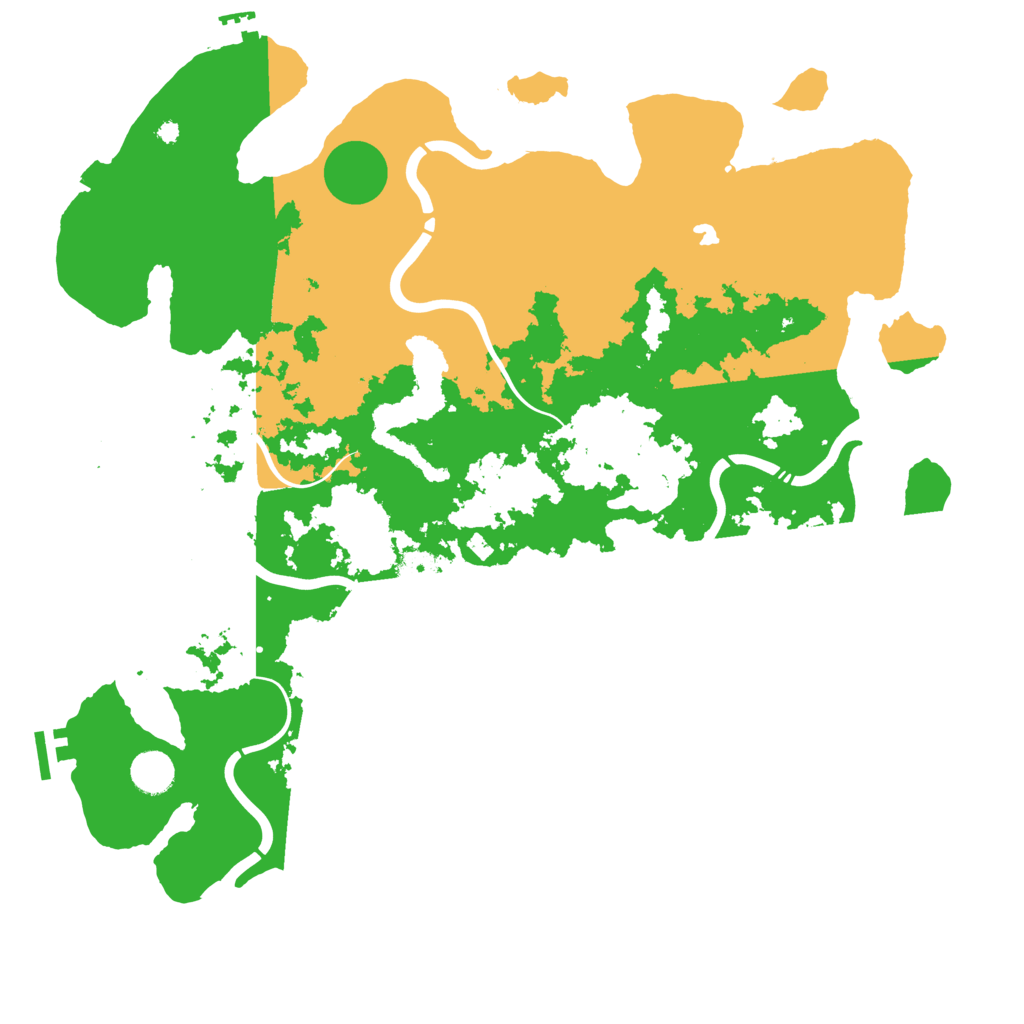 Biome Rust Map: Procedural Map, Size: 4250, Seed: 1458963