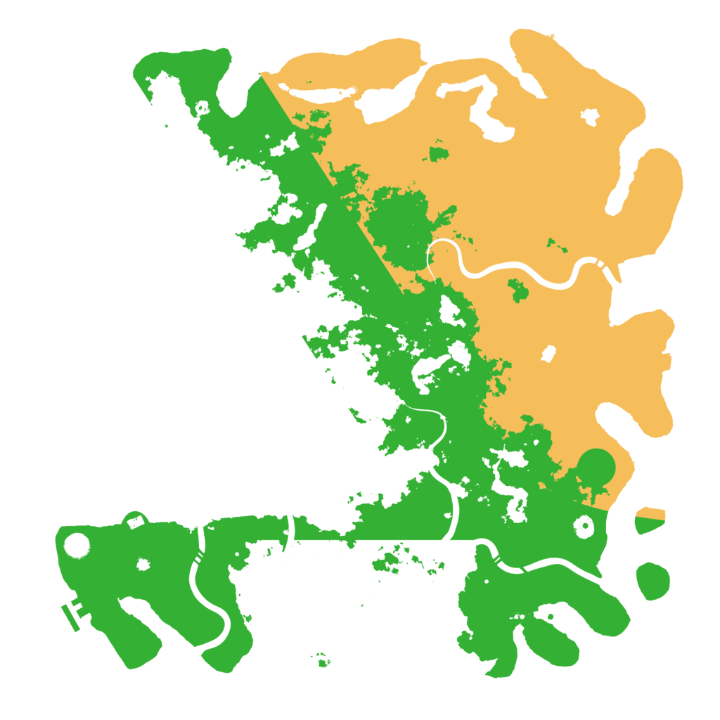 Biome Rust Map: Procedural Map, Size: 5000, Seed: 1706197882