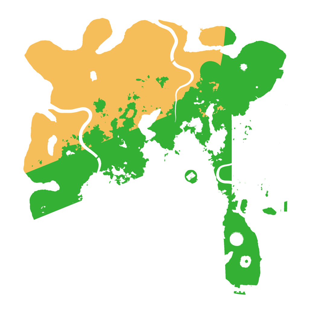 Biome Rust Map: Procedural Map, Size: 4000, Seed: 289755555