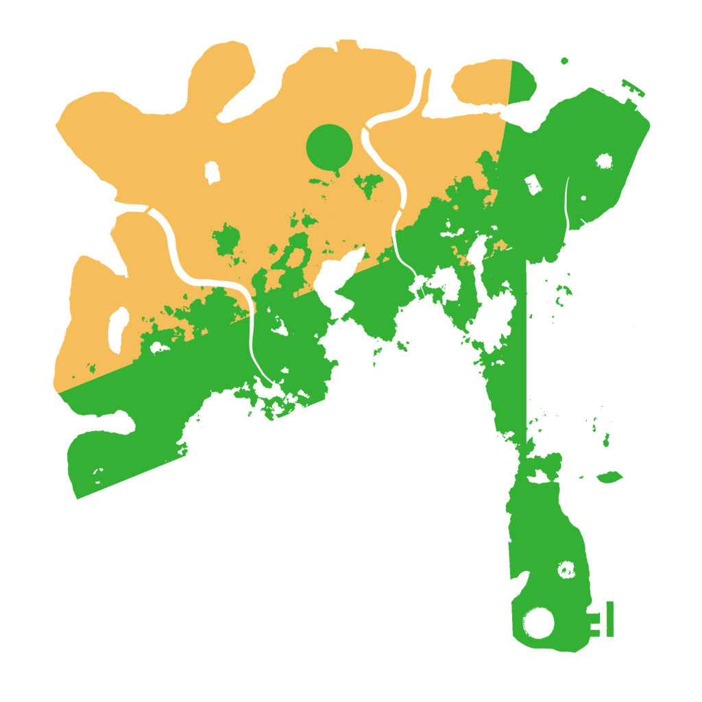 Biome Rust Map: Procedural Map, Size: 4000, Seed: 289755555
