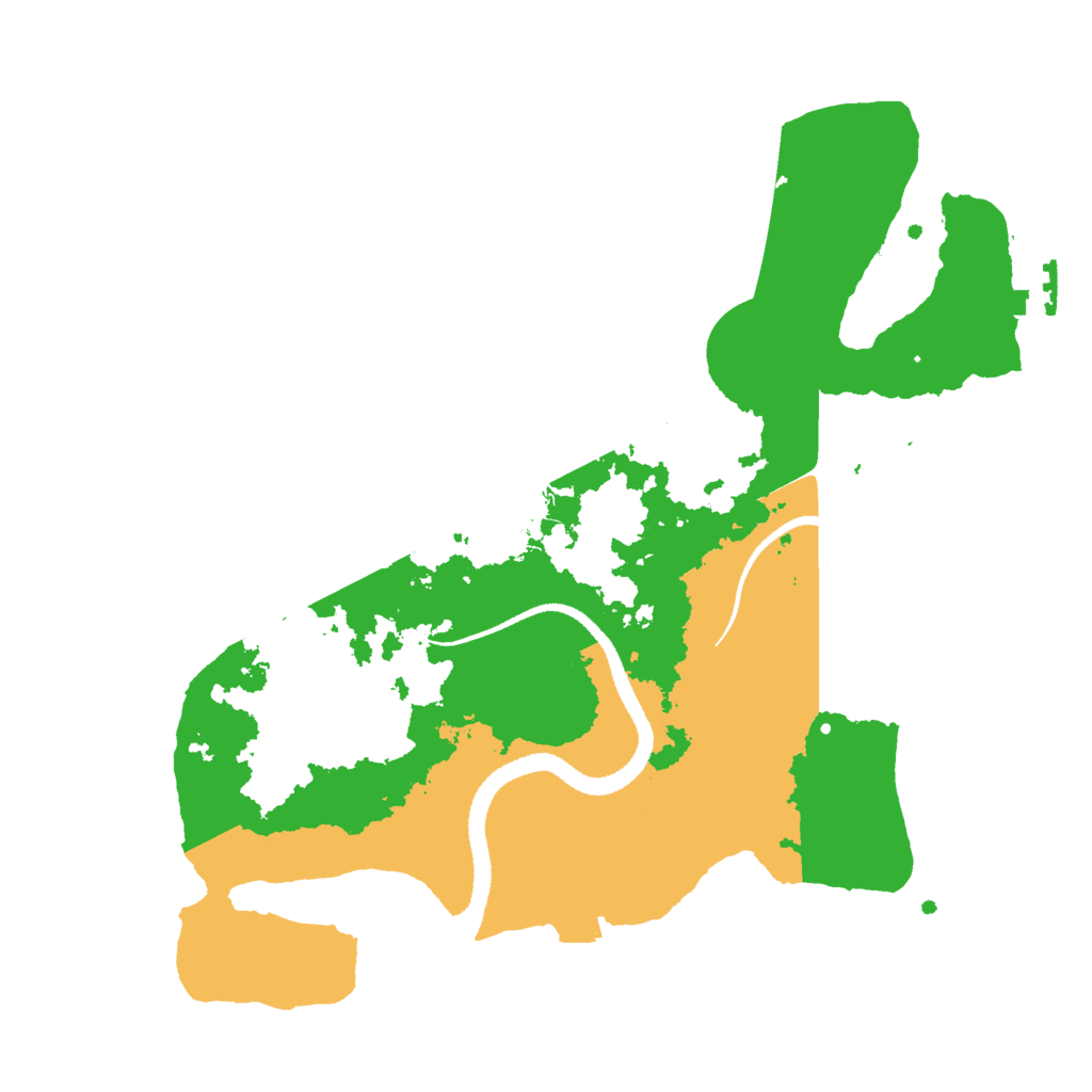 Biome Rust Map: Procedural Map, Size: 3000, Seed: 1251481257