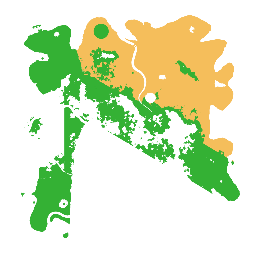 Biome Rust Map: Procedural Map, Size: 4500, Seed: 543373376