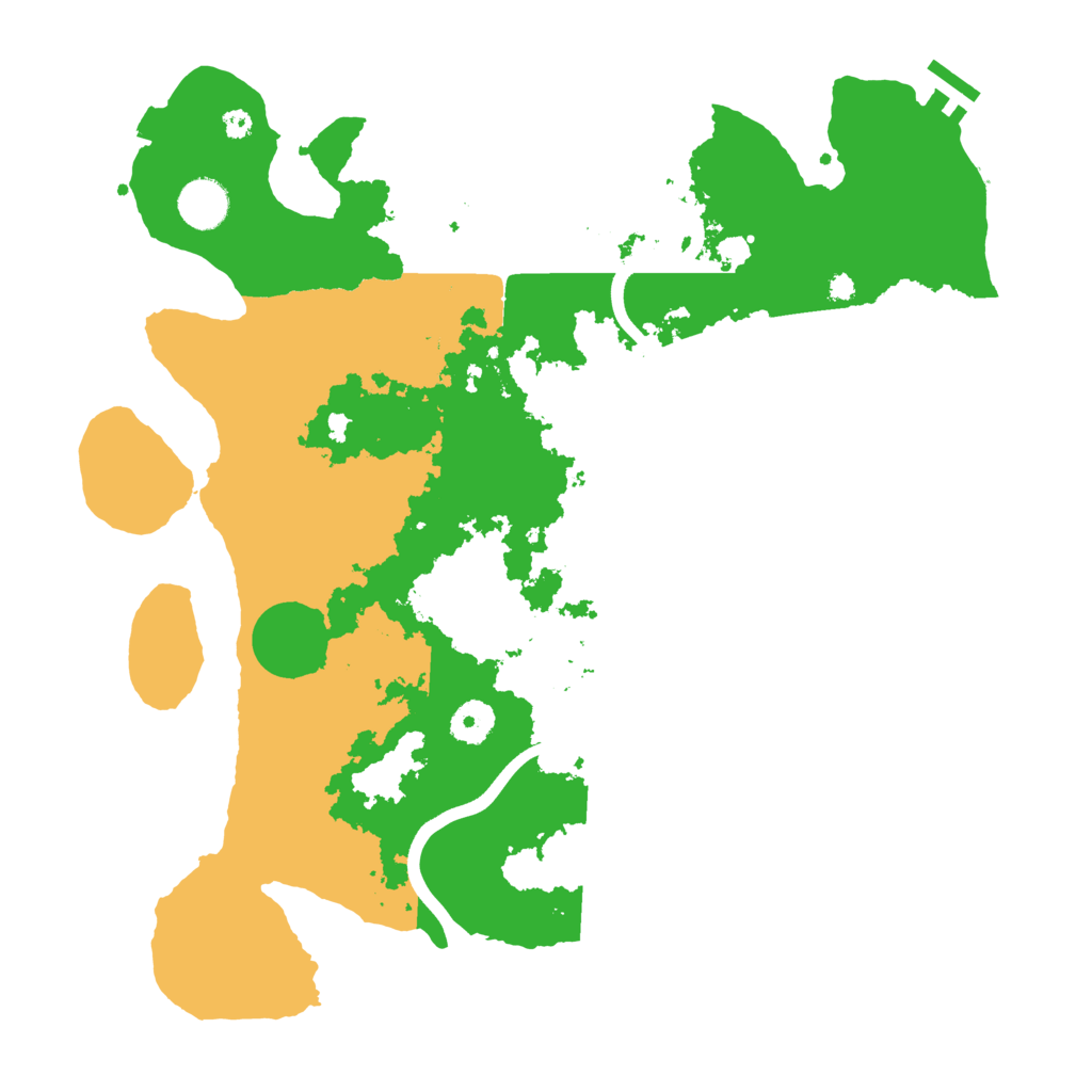 Biome Rust Map: Procedural Map, Size: 3800, Seed: 824697481