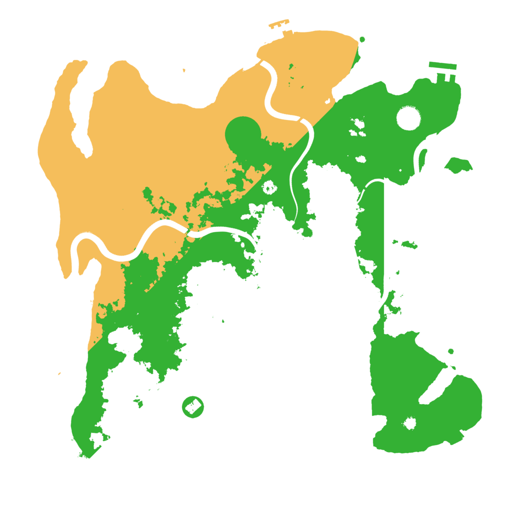 Biome Rust Map: Procedural Map, Size: 3750, Seed: 2057776648