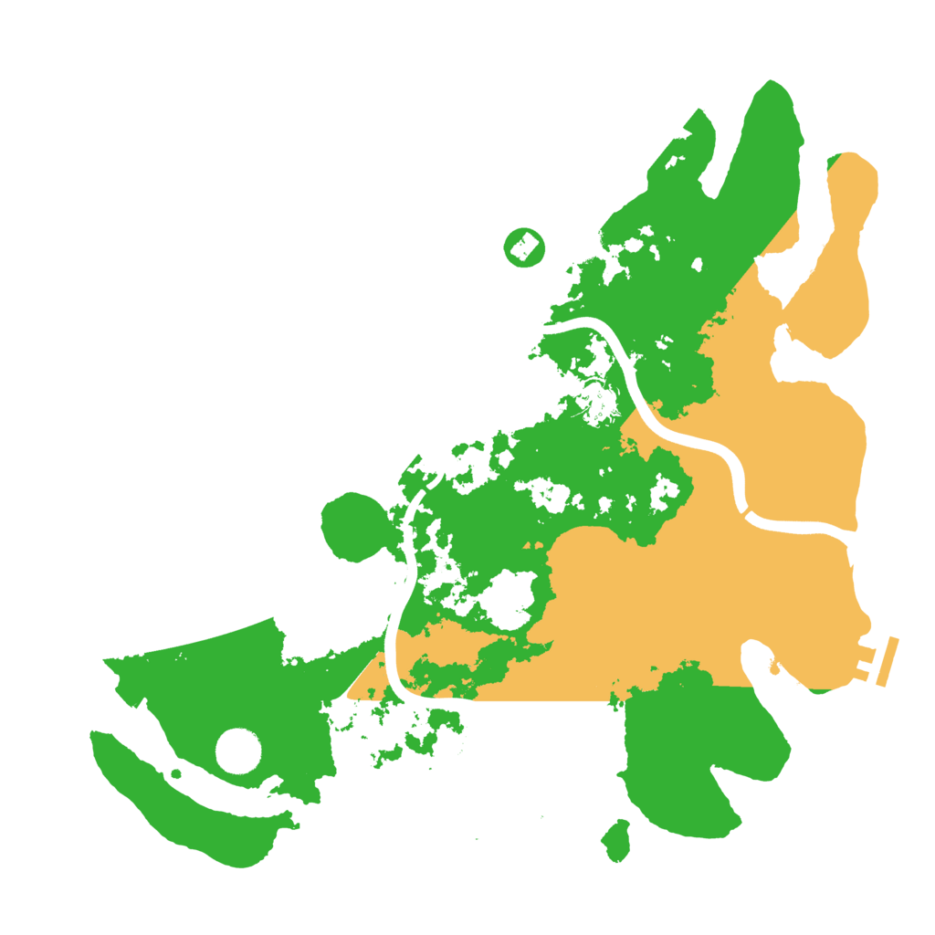 Biome Rust Map: Procedural Map, Size: 3750, Seed: 80616304