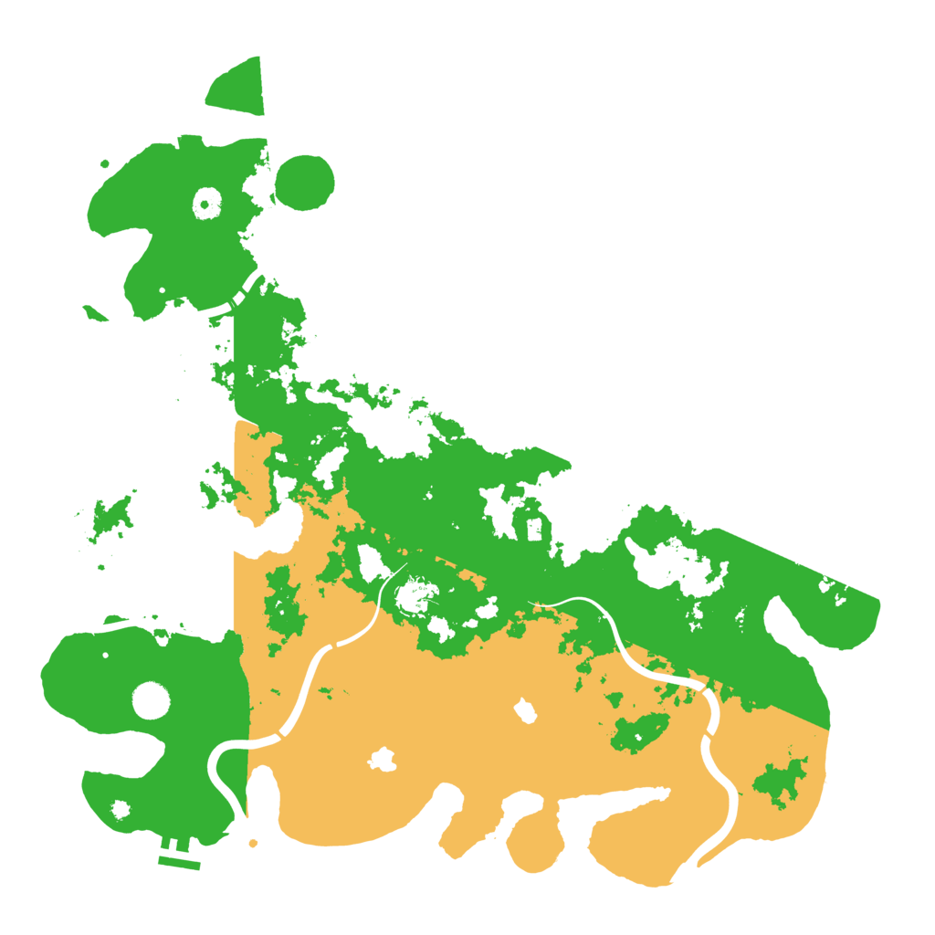 Biome Rust Map: Procedural Map, Size: 4500, Seed: 157103077