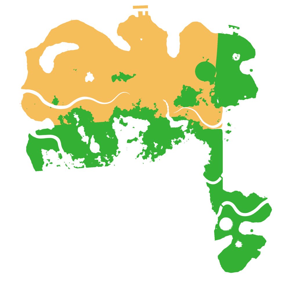 Biome Rust Map: Procedural Map, Size: 4000, Seed: 1165193806