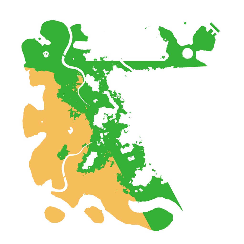 Biome Rust Map: Procedural Map, Size: 4000, Seed: 865012564