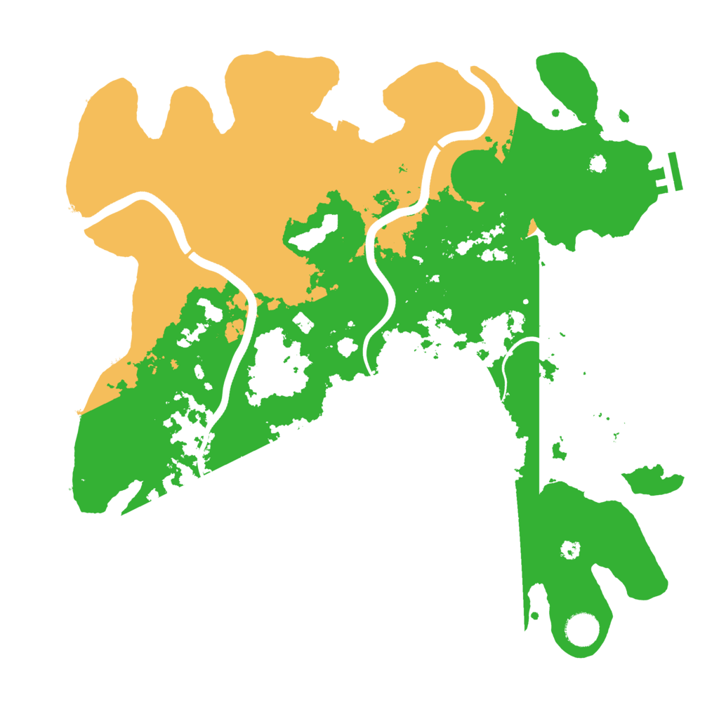 Biome Rust Map: Procedural Map, Size: 3750, Seed: 1490601652