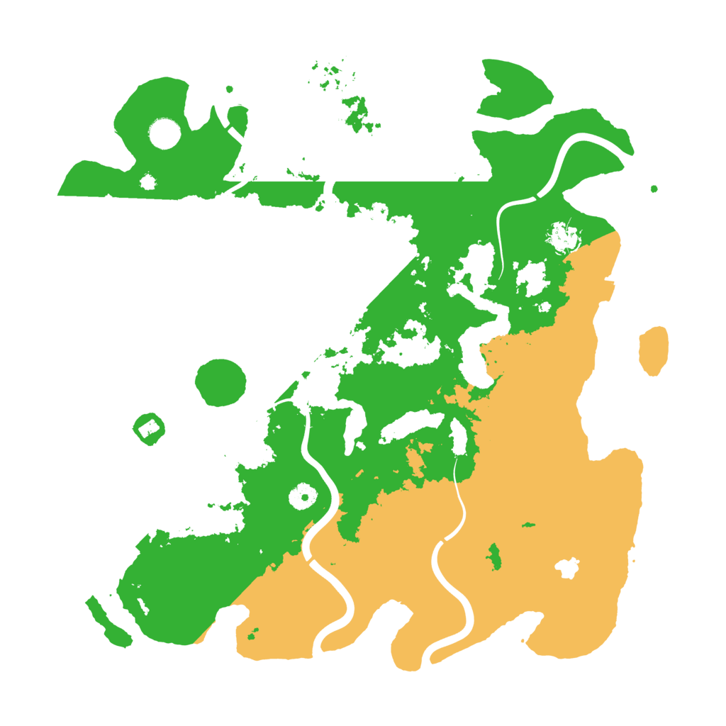 Biome Rust Map: Procedural Map, Size: 4096, Seed: 1046842295