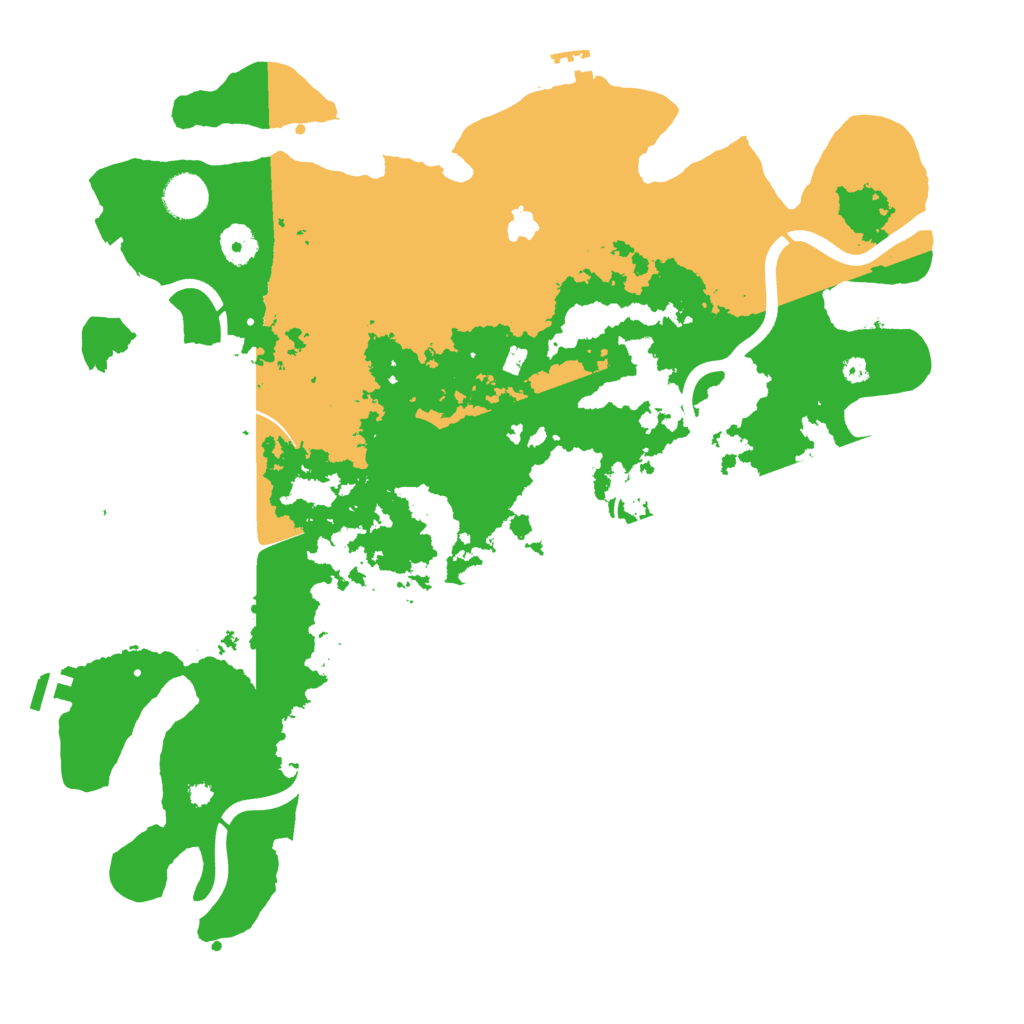Biome Rust Map: Procedural Map, Size: 4000, Seed: 1346451962