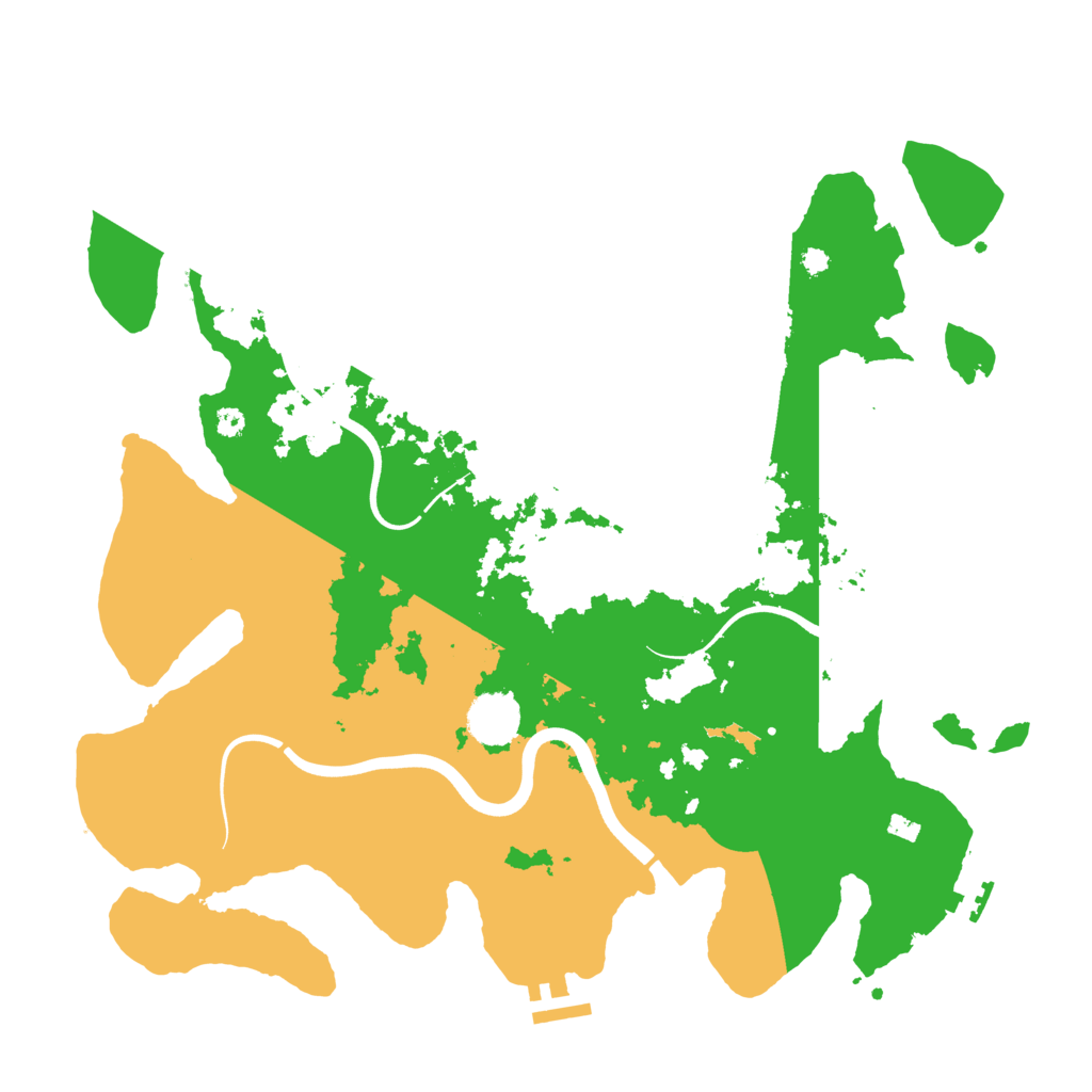 Biome Rust Map: Procedural Map, Size: 3750, Seed: 291117480