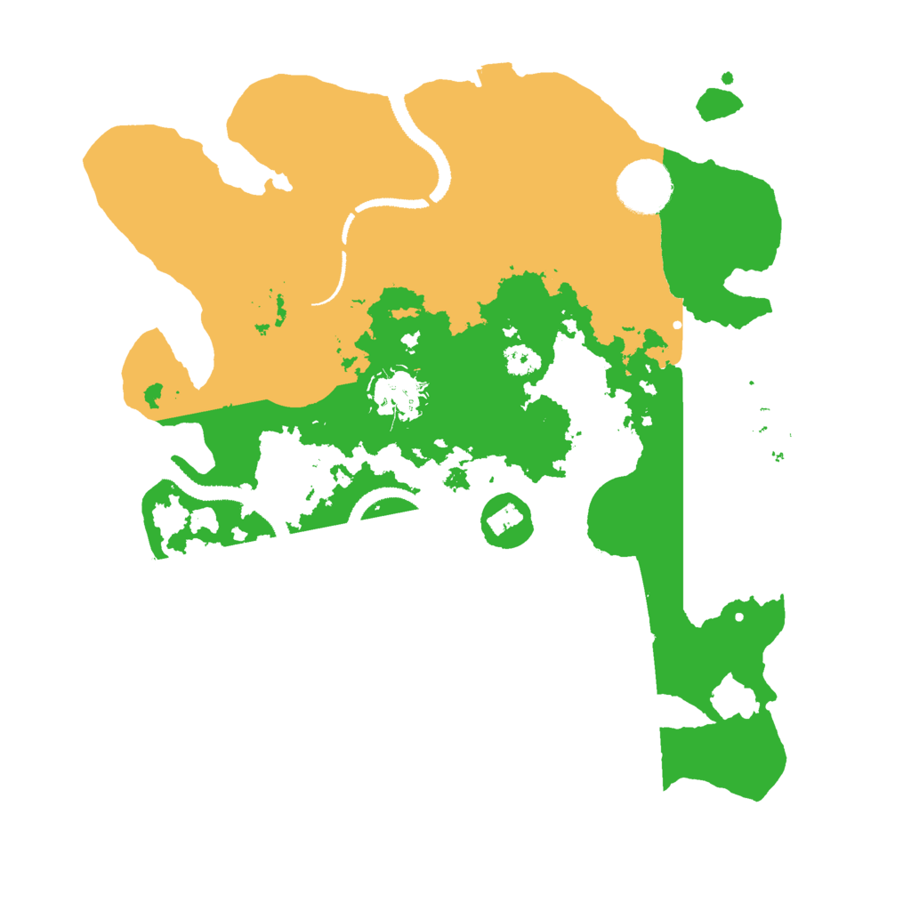 Biome Rust Map: Procedural Map, Size: 3000, Seed: 83655