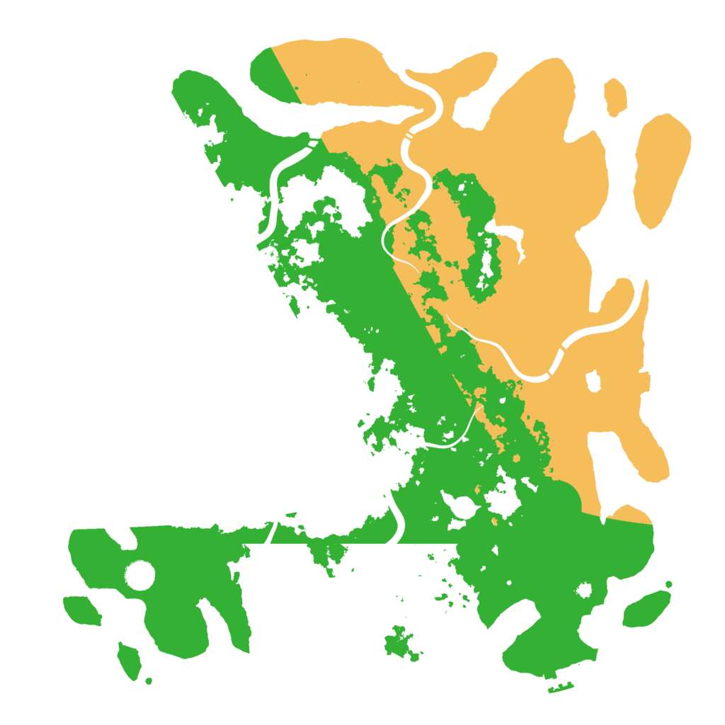 Biome Rust Map: Procedural Map, Size: 4250, Seed: 590380770