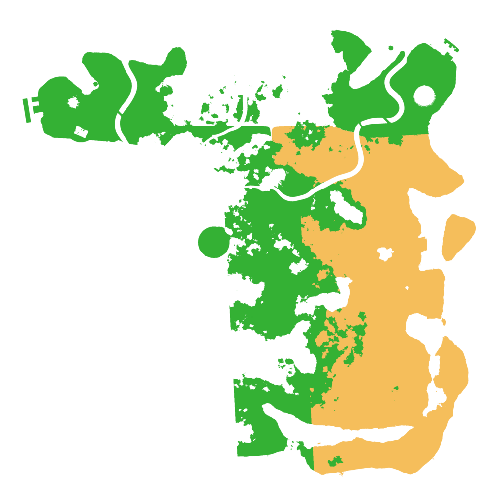 Biome Rust Map: Procedural Map, Size: 4250, Seed: 41231112