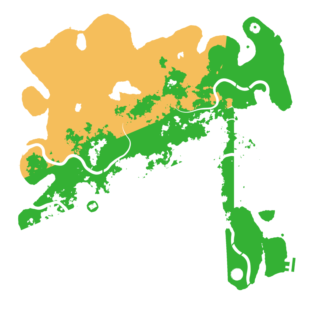 Biome Rust Map: Procedural Map, Size: 4500, Seed: 824390871