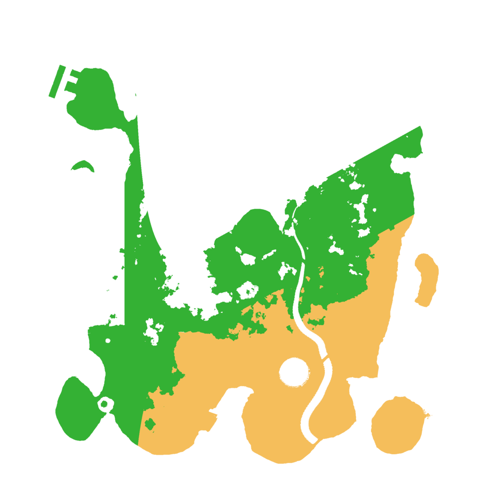 Biome Rust Map: Procedural Map, Size: 3000, Seed: 697993838