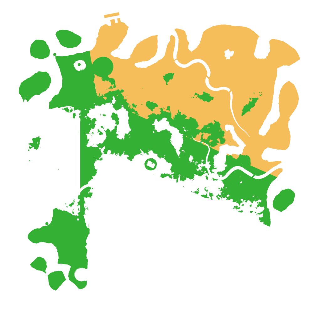 Biome Rust Map: Procedural Map, Size: 4250, Seed: 637849769