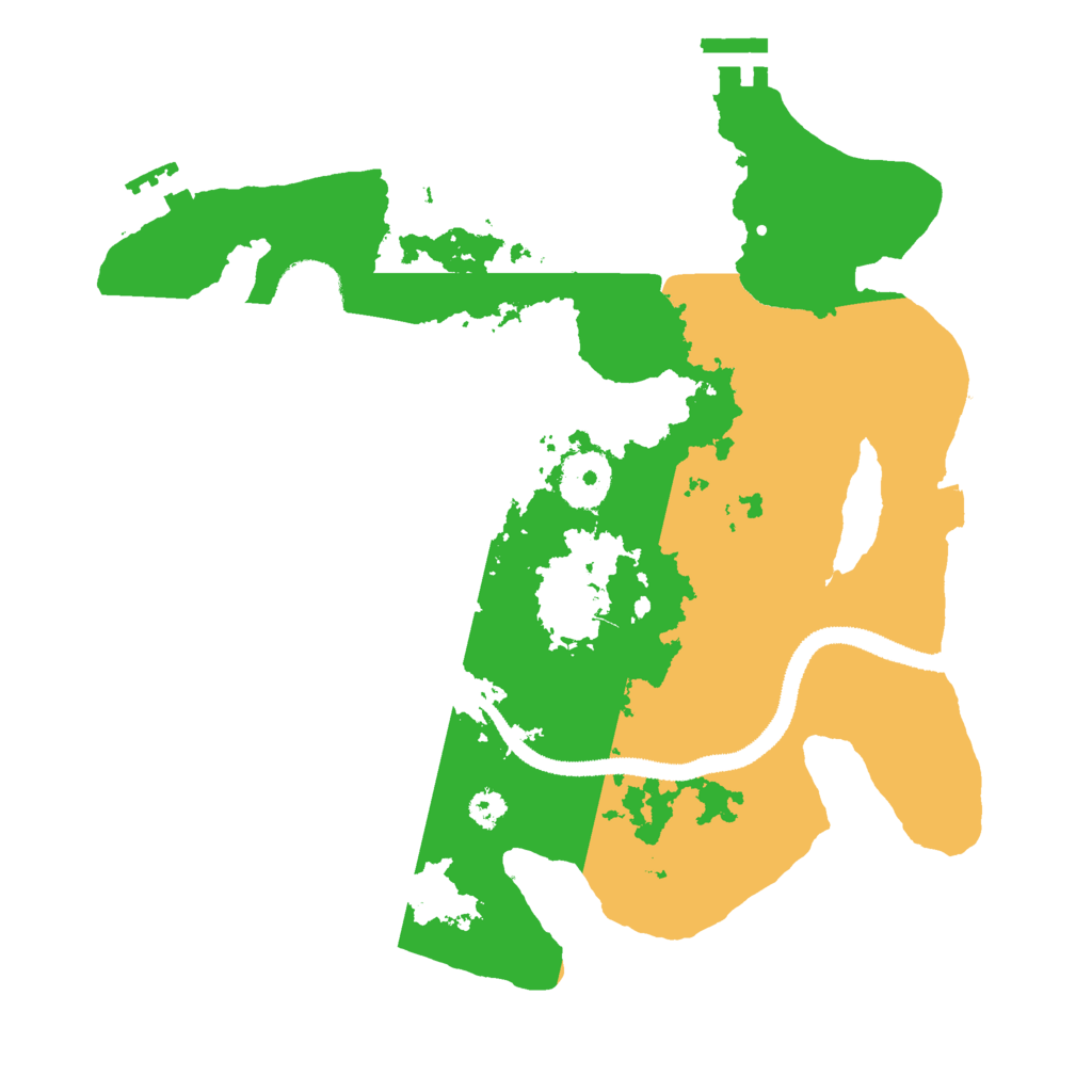Biome Rust Map: Procedural Map, Size: 3000, Seed: 1345920864