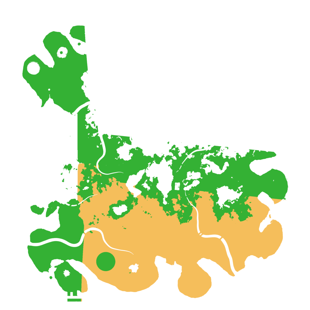 Biome Rust Map: Procedural Map, Size: 4300, Seed: 20250620