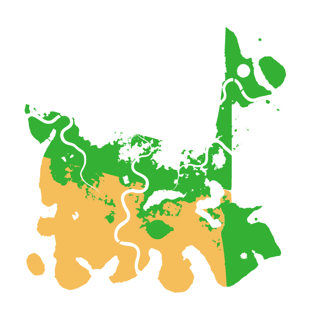 Biome Rust Map: Procedural Map, Size: 4200, Seed: 173629