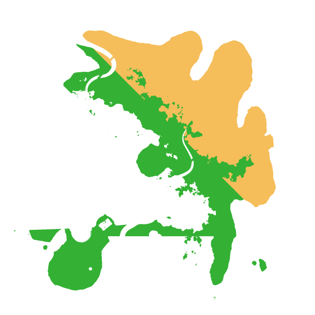 Biome Rust Map: Procedural Map, Size: 2800, Seed: 48682