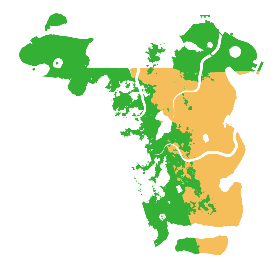 Biome Rust Map: Procedural Map, Size: 4096, Seed: 18030034