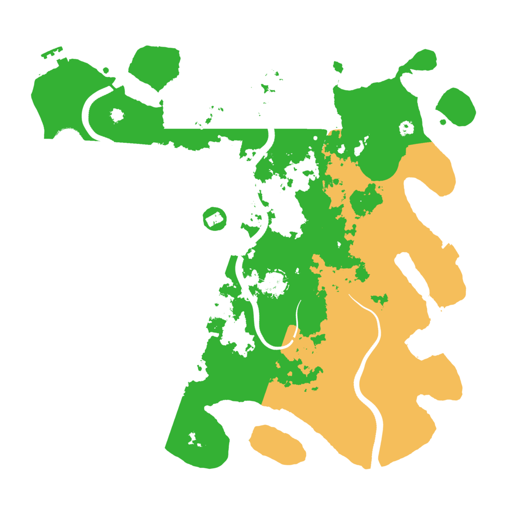 Biome Rust Map: Procedural Map, Size: 3500, Seed: 506680368