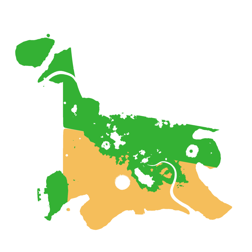 Biome Rust Map: Procedural Map, Size: 3000, Seed: 2053260923