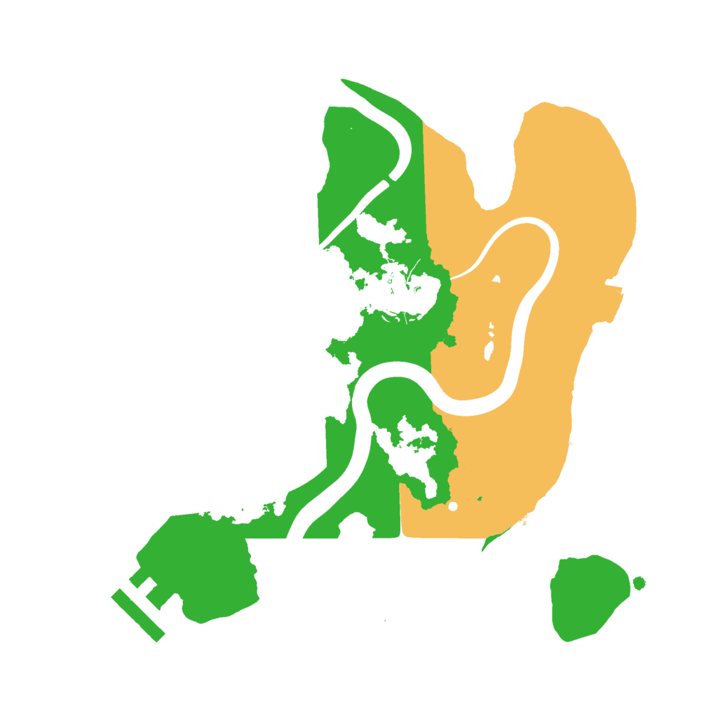 Biome Rust Map: Procedural Map, Size: 2250, Seed: 2077242598