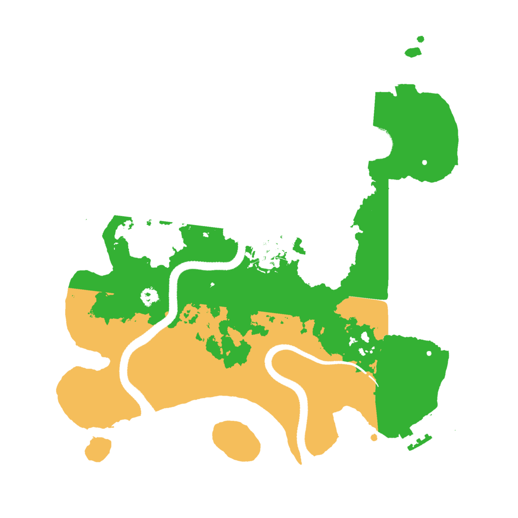 Biome Rust Map: Procedural Map, Size: 3000, Seed: 1898384870