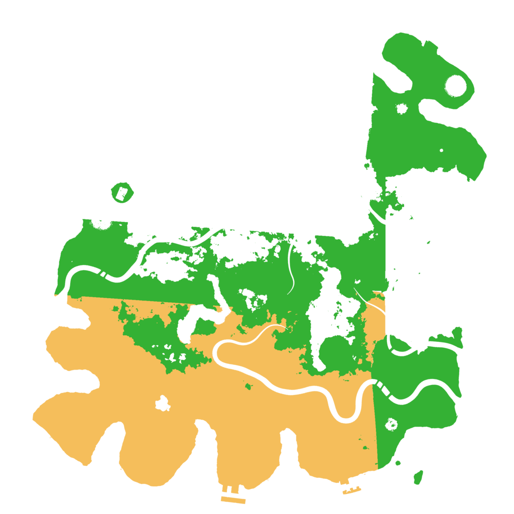 Biome Rust Map: Procedural Map, Size: 4250, Seed: 73163