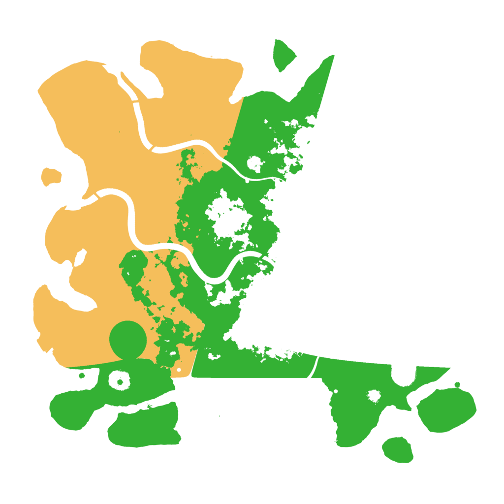 Biome Rust Map: Procedural Map, Size: 3600, Seed: 894675