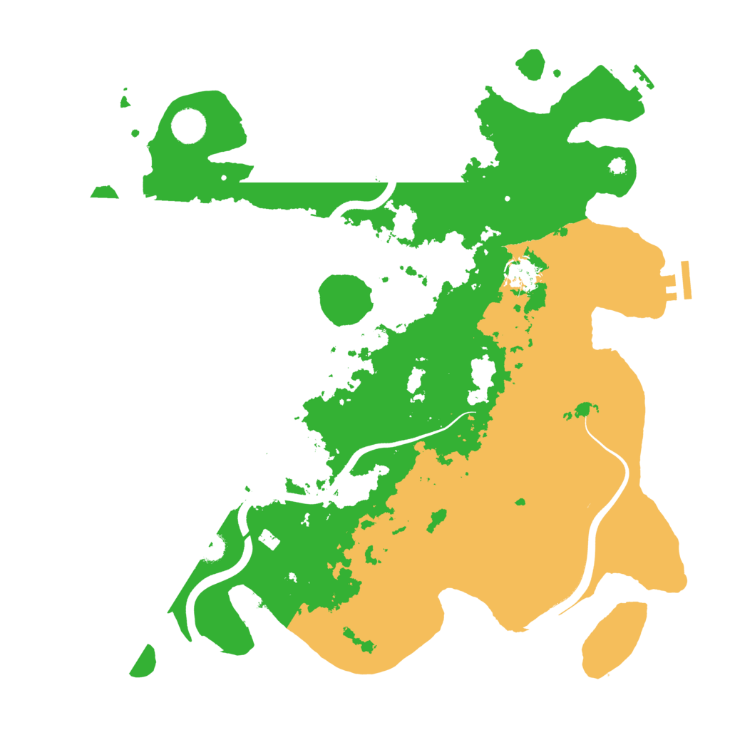 Biome Rust Map: Procedural Map, Size: 3850, Seed: 8004581