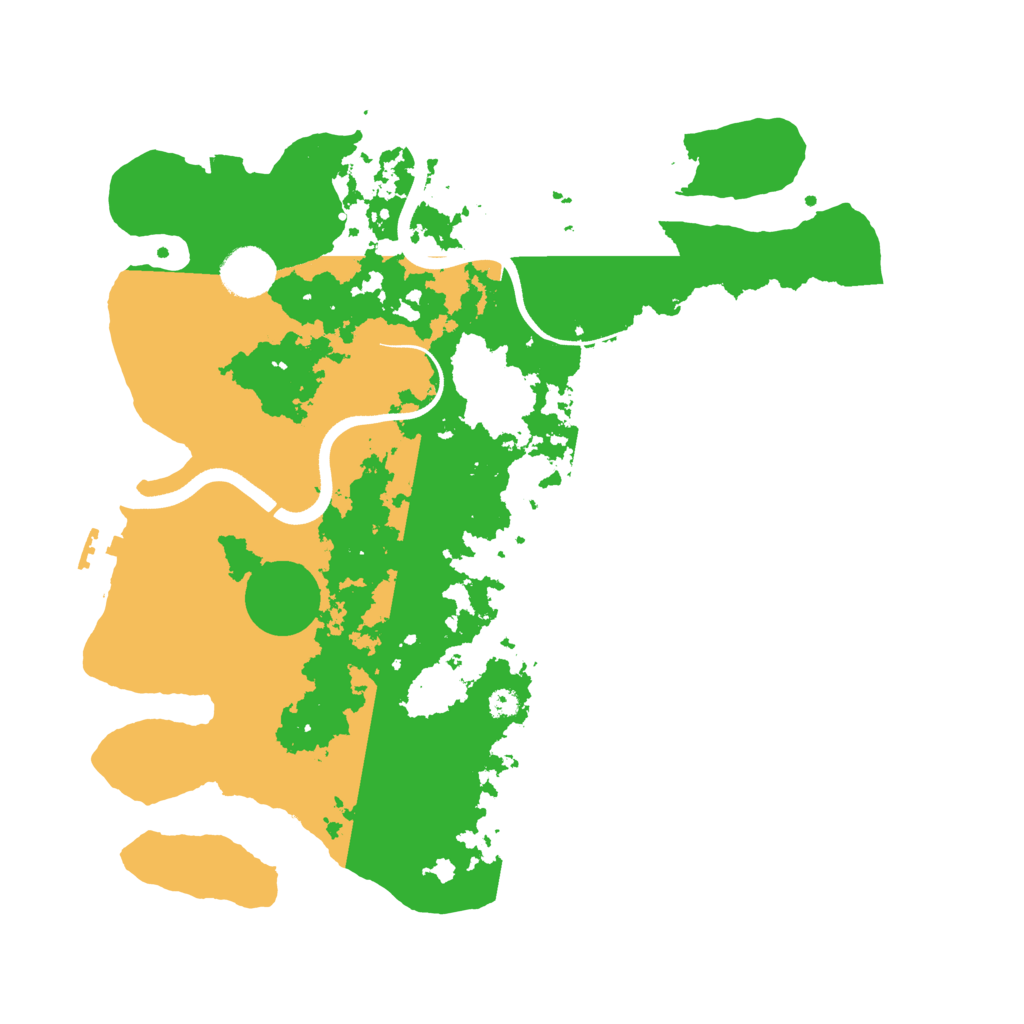 Biome Rust Map: Procedural Map, Size: 3600, Seed: 813324